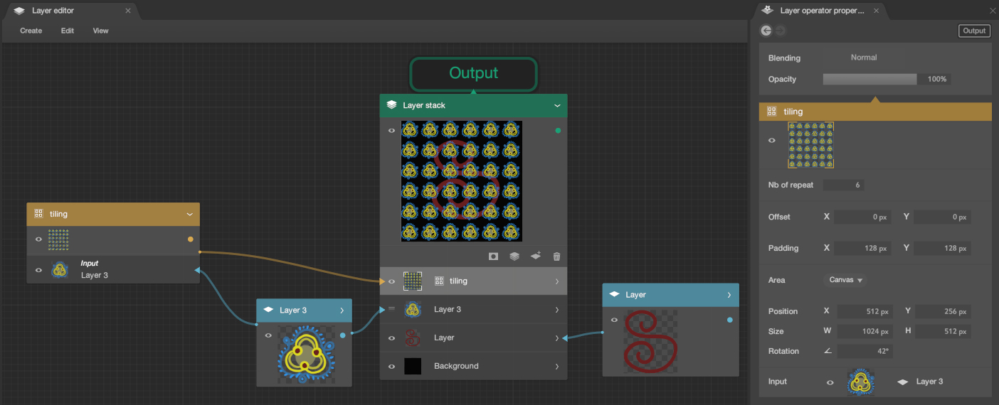 Modify the tiled layer